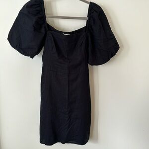 A&F Black Linen Dress